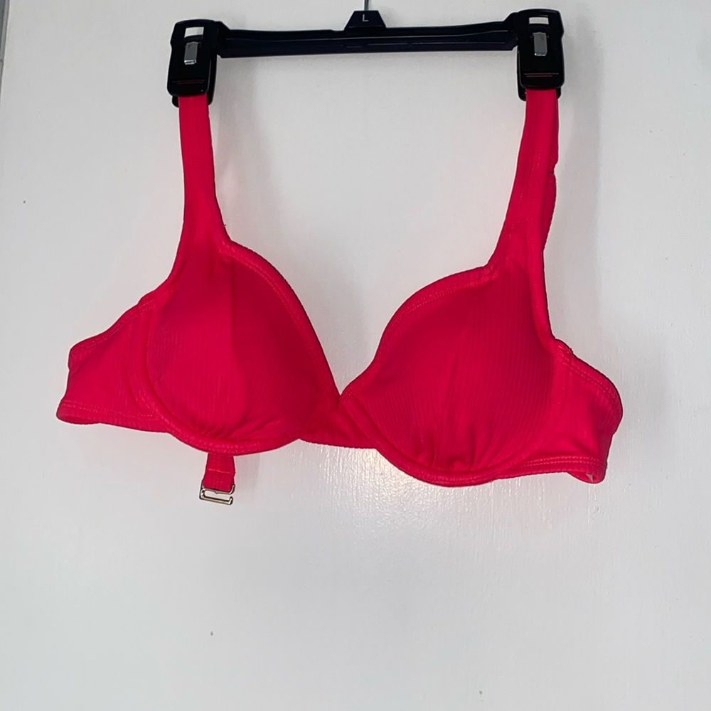 Hot pink swimsuit top